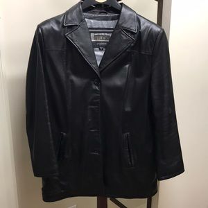 Wilson’s black leather jacket - size XL